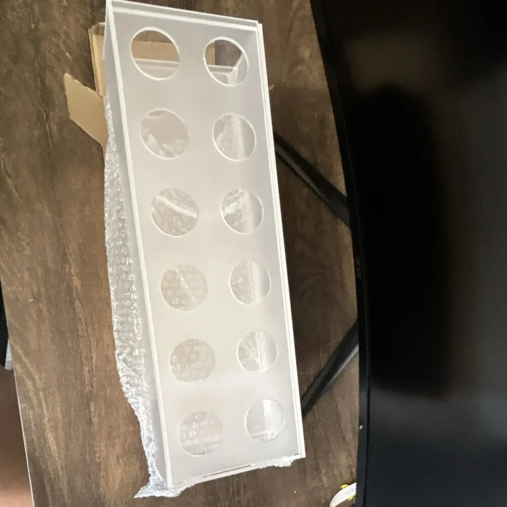 Clear Acrylic Rectangle Flower Vase, 12.5